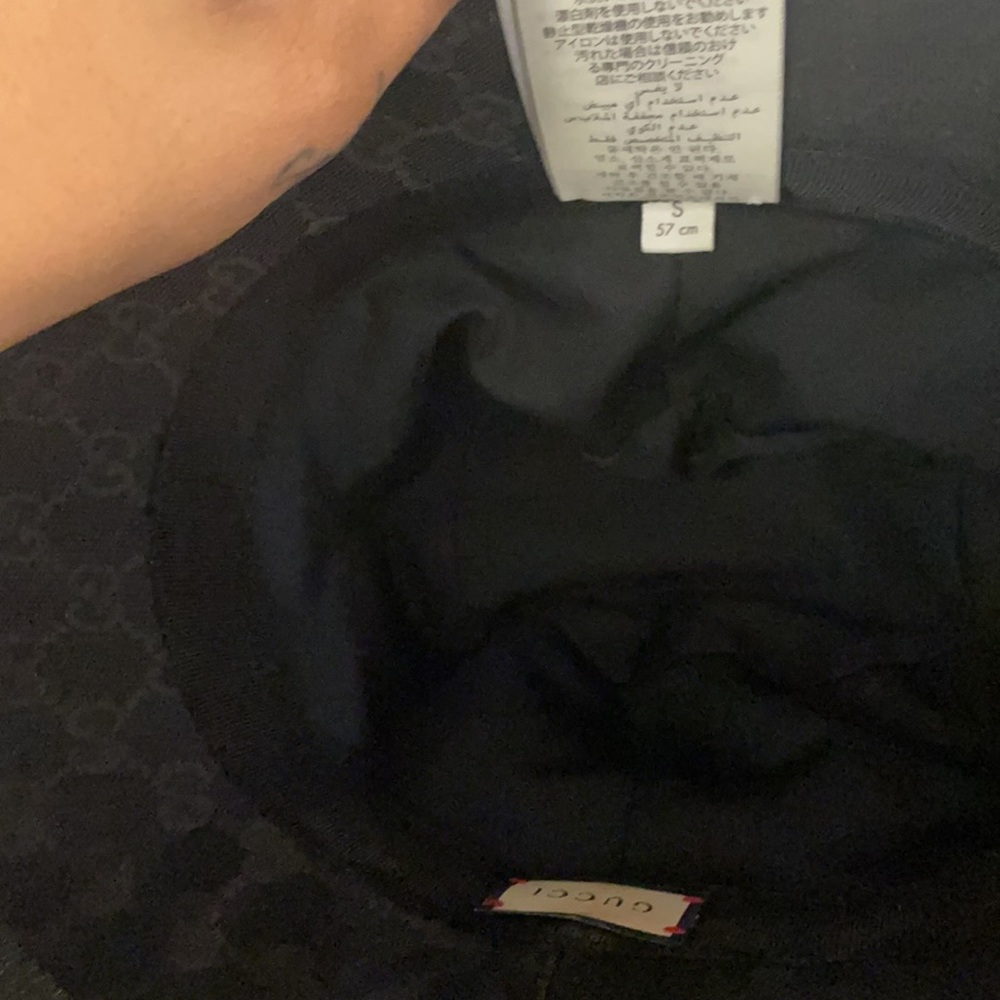 COPY - Black Gucci buckle hat. NEW! - Picture 2 of 6
